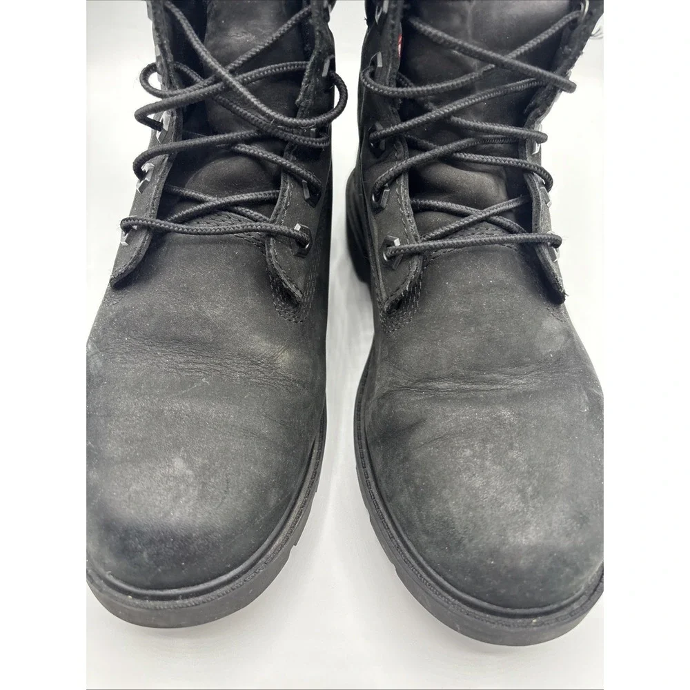 Timberland Linden Woods Women's 6-Inch Waterproof Boots Black Size 7W